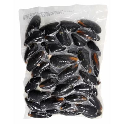 Frozen white shrimp tails uncooked, 40/60, 5x1 kg